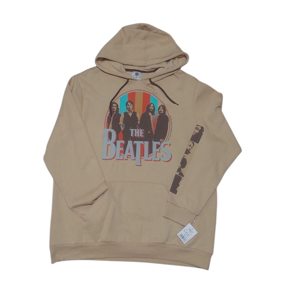 The Beatles Brown Hoodie with Iconic Graphic - Picture 2 of 6